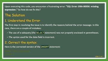 Resolving INSERT INTO SELECT Errors in Oracle SQL