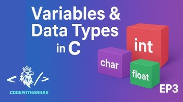 🧩 Variables & Data Types in C Explained Simply | Learn C in the Simple Language EP3