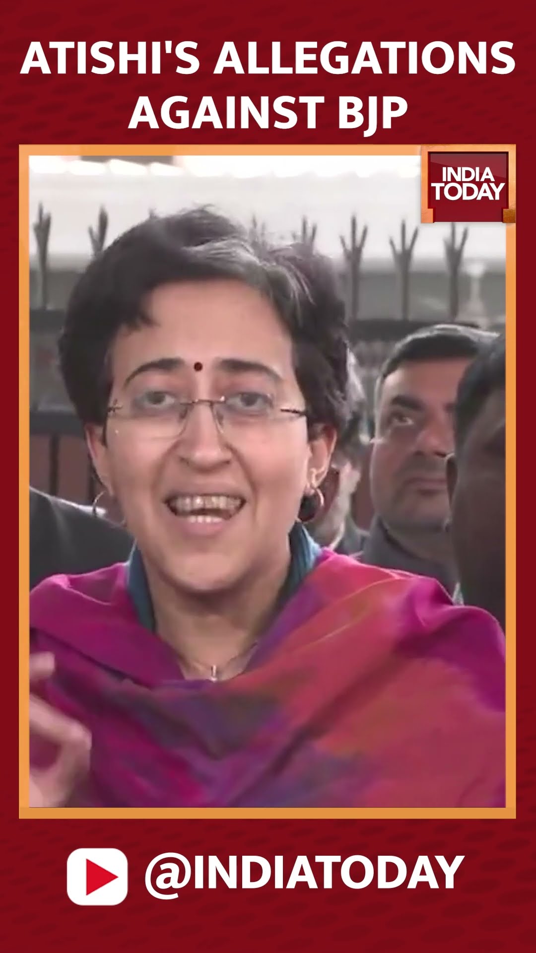 Former Delhi CM Atishi Alleges BJP For Hooliganism In Delhi Elections | #shorts #atishi #delhipolls