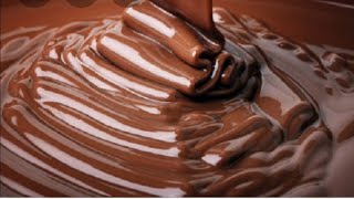طريقة تحضير  شوكولا سائلة او شوكولا دهن بالكاكاو في المنزل بمكونات بسيطة موجودة في كل منزل (نيوتيلا)