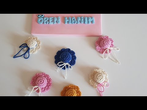 Figür Şapka Yapımı /Magnet Şapka Modeli /Örgü Magnet / Figür ve Süsleme /knitting pattern dolap süsü