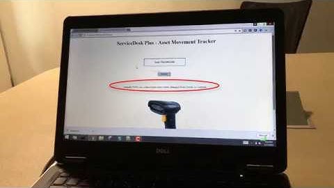 Barcode (using Javascript) based asset tracking
