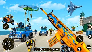 로봇 FPS 슈팅 스트라이크 - 안드로이드 게임 플레이 - FPS 로봇 슈팅 게임 screenshot 1