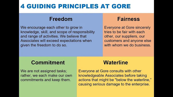 4 GUIDING PRINCIPLES AT GORE via Terri Kelly