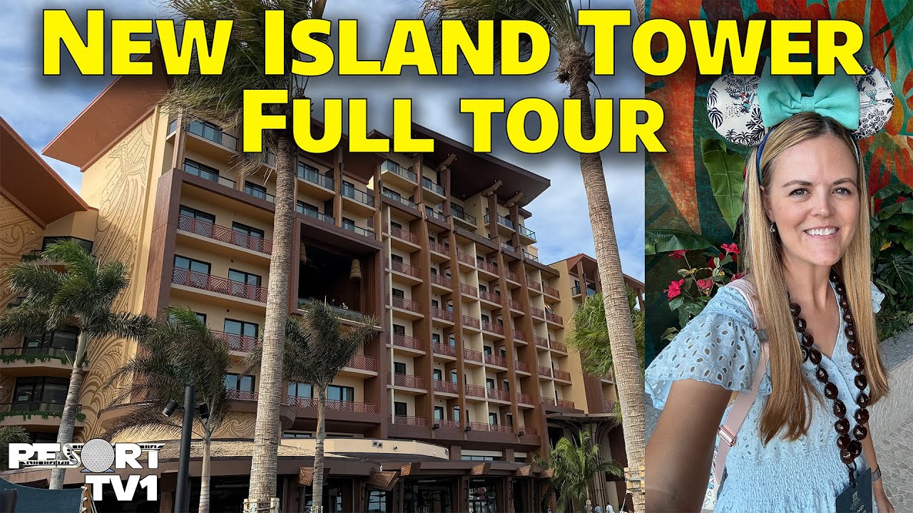 Brand New Island Tower at Polynesian Resort - Full Resort & Room Tour - Restaurant Review & More