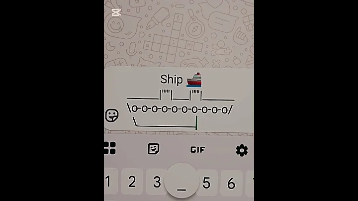 ship 🚢 #emoji #art #newtrend #shorts #explore #explorepage #trending #emojyfind #ship #drawing #try