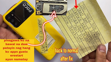 Poco M3 Unli Restart , Reboot,Drain, Unli Update Repair | Part 31 Satisfying video#deadboot#essue#