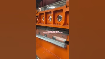 High speed expanded metal mesh machine for filter production