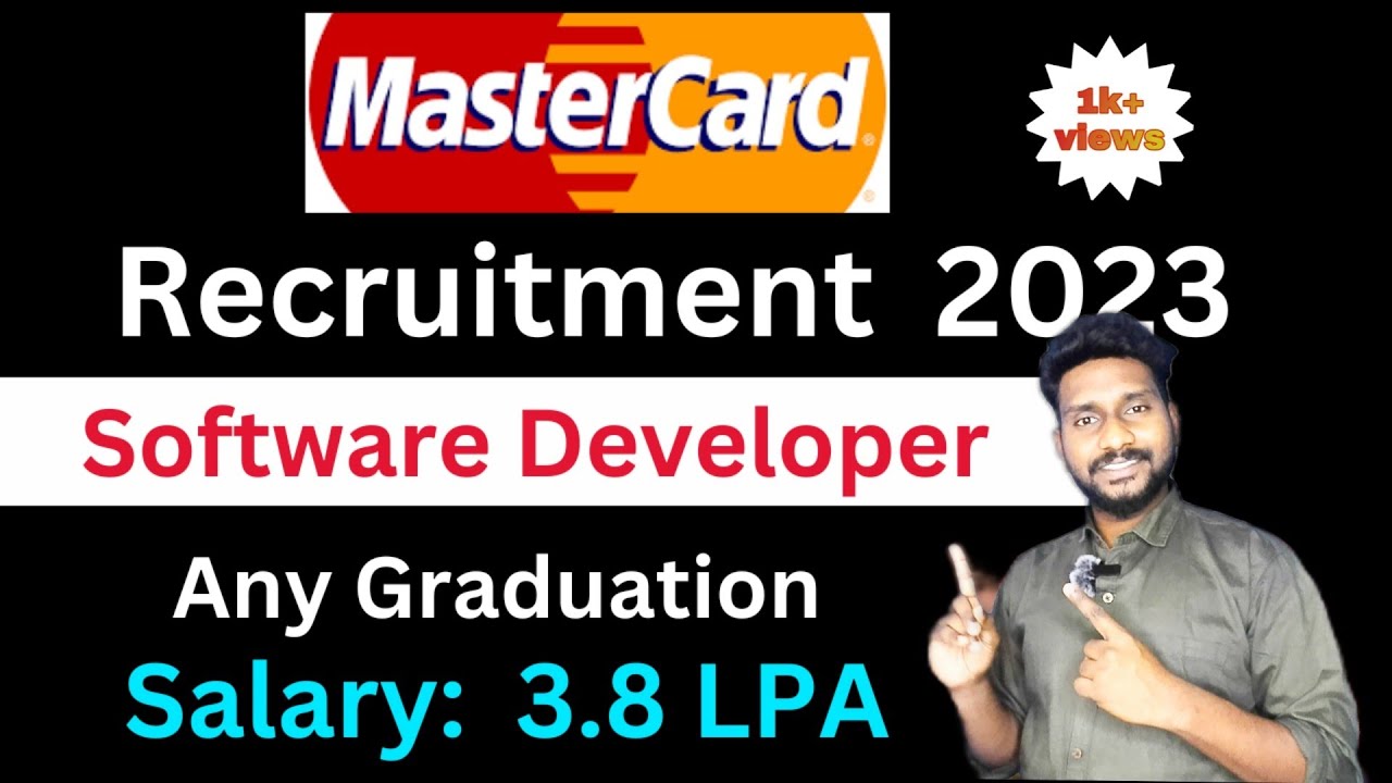 Mastercard Software Developer job Notification 2023 | latest software Tech jobs 