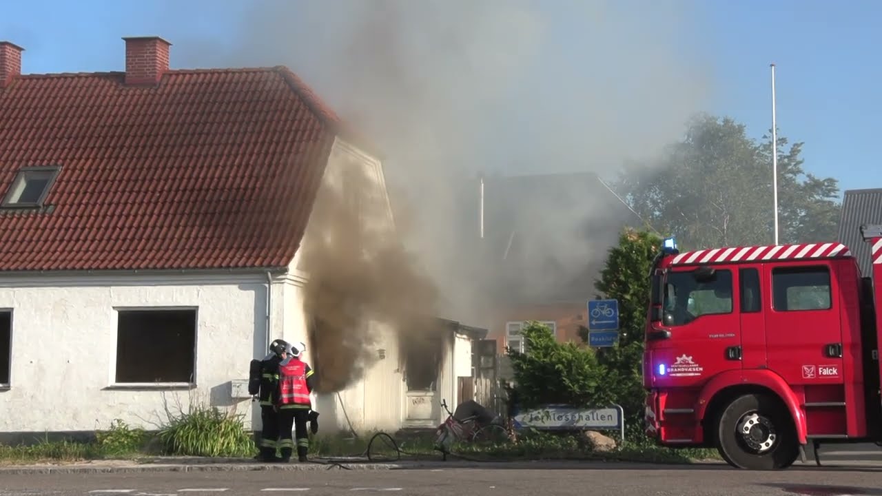 12-08-2022 Brand i ejendom Regstrup