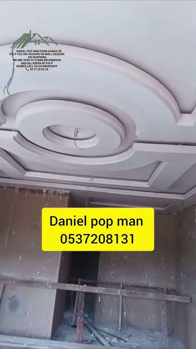 P O P Ceiling Designs In Ghana p.o.p ceiling designs building in Ghana 🇬🇭 - YouTube