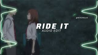 RIDE IT [AUDIO EDIT]