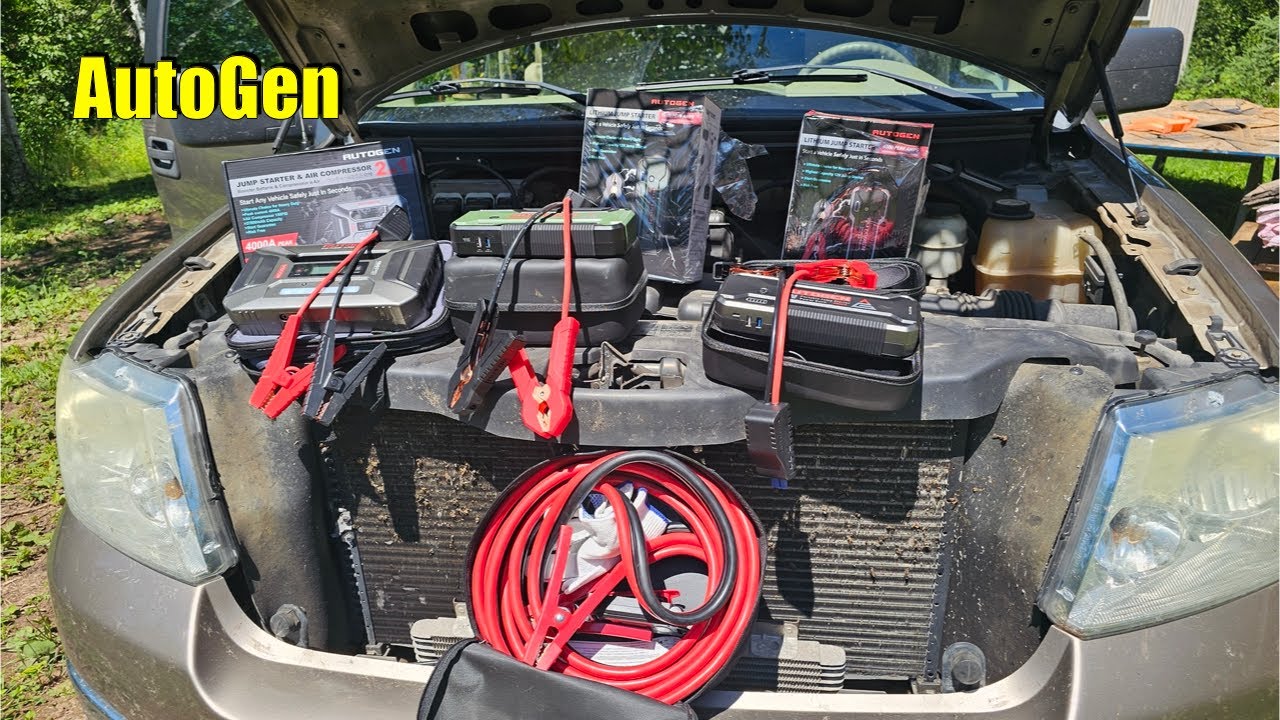 autogen Jumper cables and jump starter packs YouTube