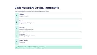 What Are the Must Have Surgical Instruments for Modern Medical Practice