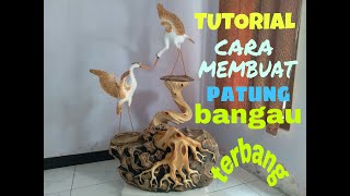 TWIN ASOY, Tutorial membuat patung bangau yang mengepakkan sayapnya