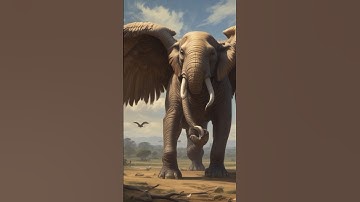 Incredible elephant hybrid 😻 fusion||#animals #attitude #tiger #lion