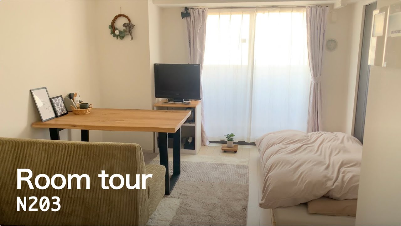 【ルームツアー】ワンルーム 一人暮らし|様々なインテリアを掛け合わせた明るいお部屋|お気に入りアイテムを紹介|Japanese Room ...
