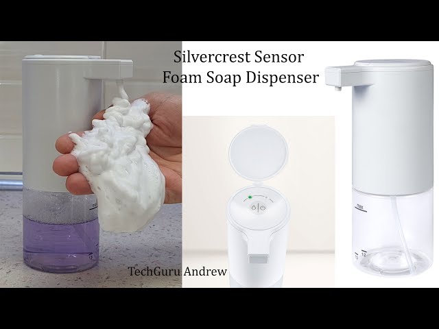 Silvercrest Sensor Foam Soap Dispenser - YouTube REVIEW