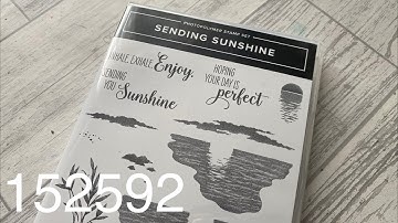 How to Create Easy Sunset Scenes with Sending Sunshine Stamp Set by Stampin Up