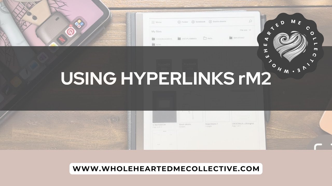 reMarkable 2 | Using Hyperlinks with PDFs - YouTube