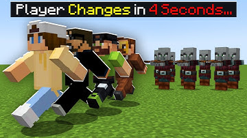Minecraft, But Every 30 Seconds the Player Changes