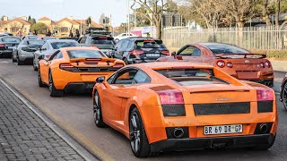 SHUTTING DOWN THE STREETS OF JOHANNESBURG IN A CRAZY SUPERCAR CONVOY!