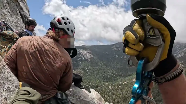 Lily Rock vertical wall rescue