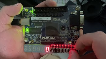 7 segmentos a FPGA D10 Lite