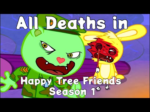All Deaths in Season 1 of Happy Tree Friends (1999-2001)