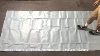 One Tuff Dropclothes - Keeps Spills from Spreading