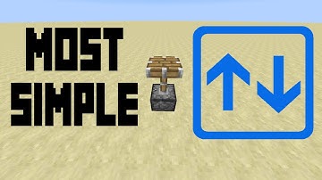 Most Simple Minecraft Piston Elevator 1.9+ (Tutorial) [Fixed in 1.11]