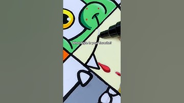 Drawing POPULAR Halloween Styles… Satisfying! (#shorts)