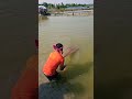 Look, friends, what a big fish we caught. Let's see what kind of fish we can catch.
