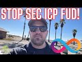 STOP THE SEC VS ICP FUD!! 🛑 (Internet Computer / SECURITY BS!)