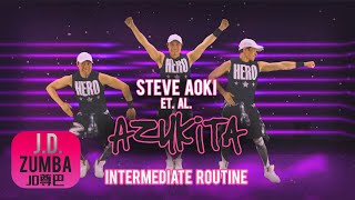 Jdzumba Azukita - Steve Aoki Et. Al. Intermediate Routine Footwork Heavy