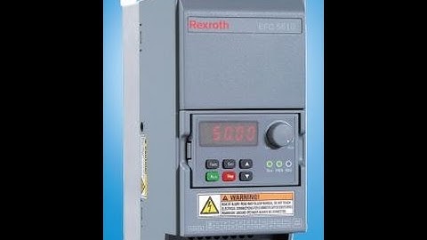 Unpacking the Bosch Rexroth EFC 5610 VFD