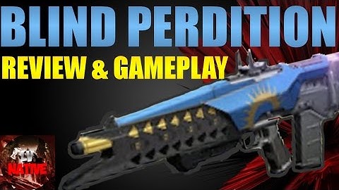 Destiny Blind Perdition Review | Best Pulse Rifle in Destiny (Rise of Iron)