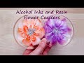 Watch Me Resin: 3D Resin and Alcohol Ink Flower Coasters