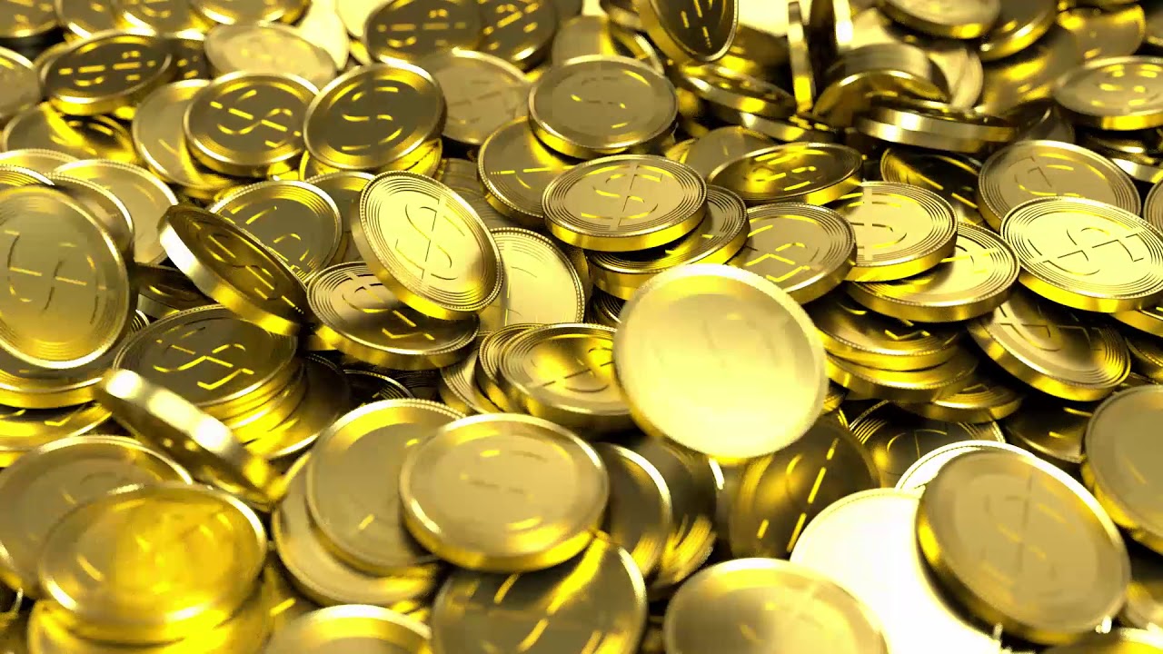 コイン（金貨）イメージCG - YouTube