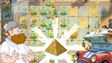 Plants vs Zombies 2 Walkthrough Part 3 (IOS) Ancient Egypt Day 9 to 12 - Upgrade Quest rank 6