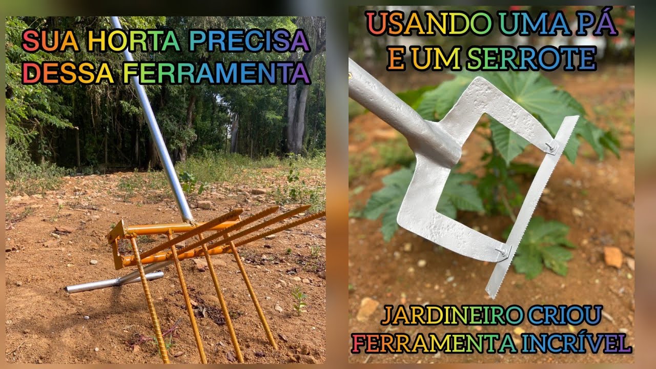 Melhores FERRAMENTAS para sua HORTA.