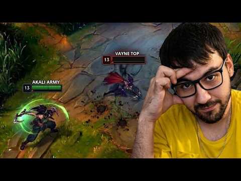 POR ESTA RAZON NUNCA DEBES JUGAR UNA VAYNE TOP VS AKALI