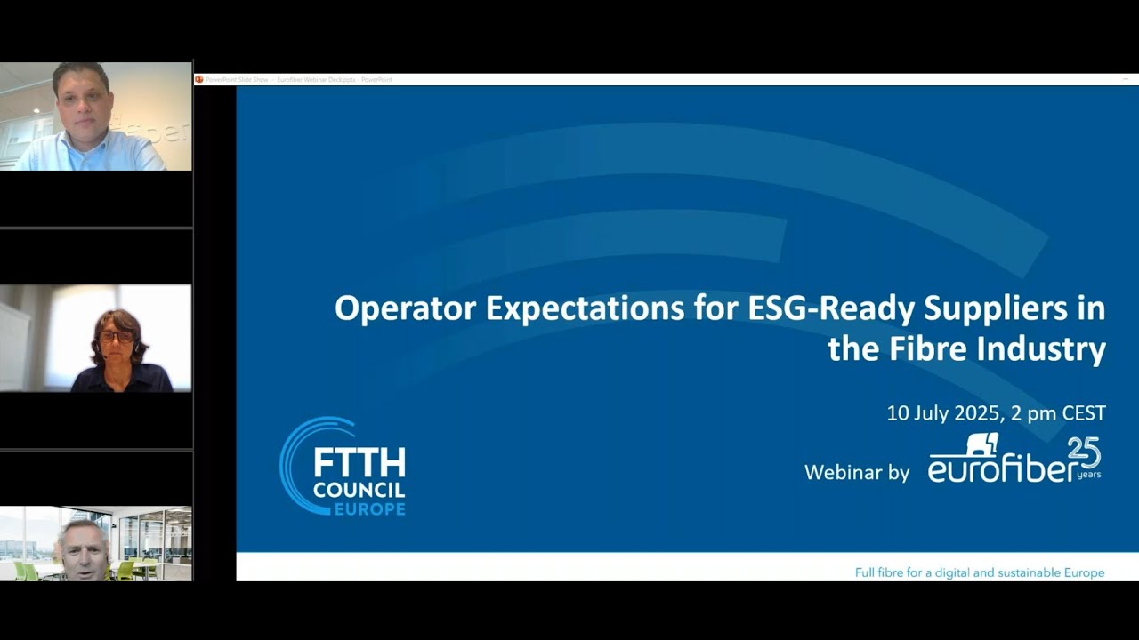 [WEBINAR SERIES] Operator Expectations for ESG Ready Suppliers in the Fibre Industry