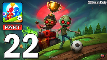 Stickman Party - Gameplay Walkthrough Part 22 - Tournament Mode 1 2 3 4 Players Free New Mini Games