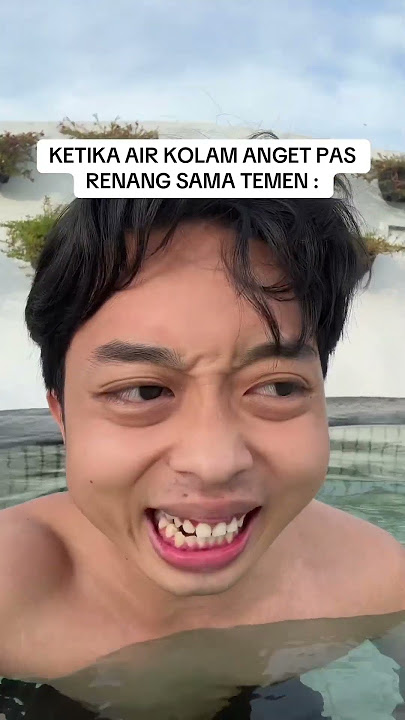 DRAMA Adinsyach, Ketika kolam anget pas renang sama temen #shorts