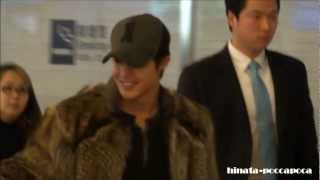 20121221 Kim hyun Joong arrived in Haneda