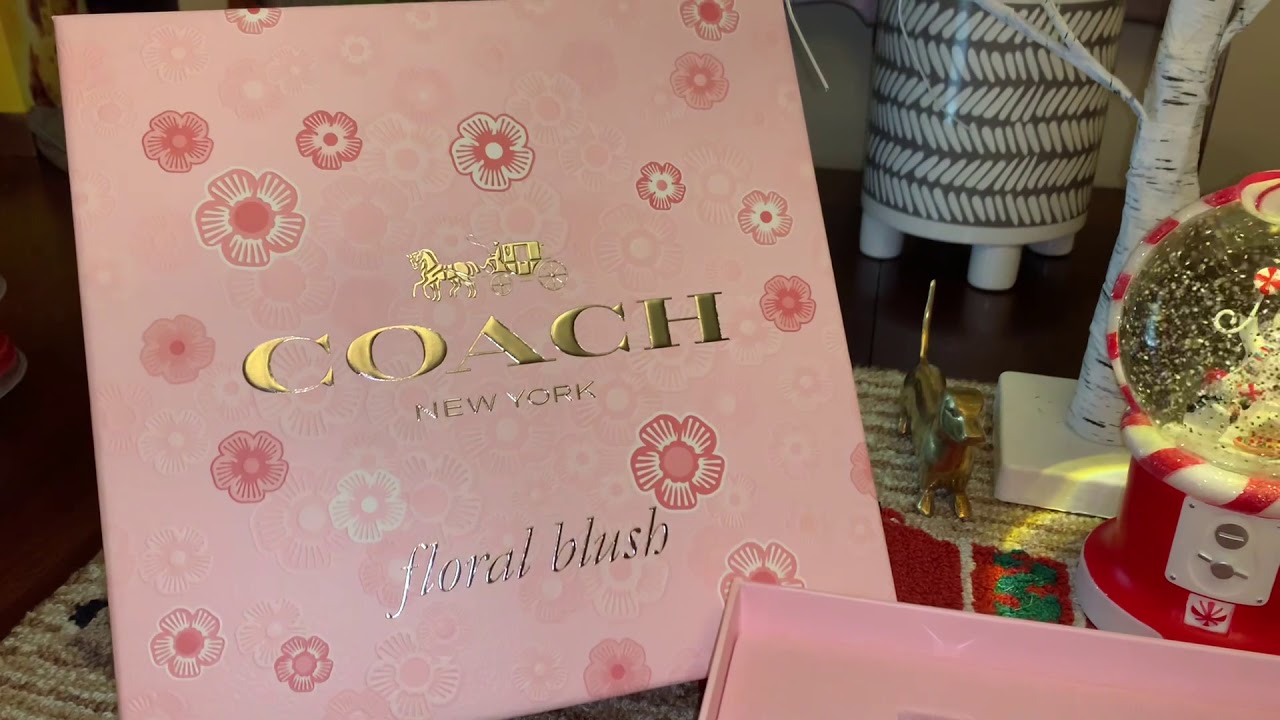 Coach floral blush perfume gift set, cologne parfum lotion - YouTube