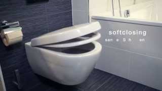 Subway 2.0 WC Sitz Slimseat Toilettendeckel softclose V+B Villeroy & Boch 