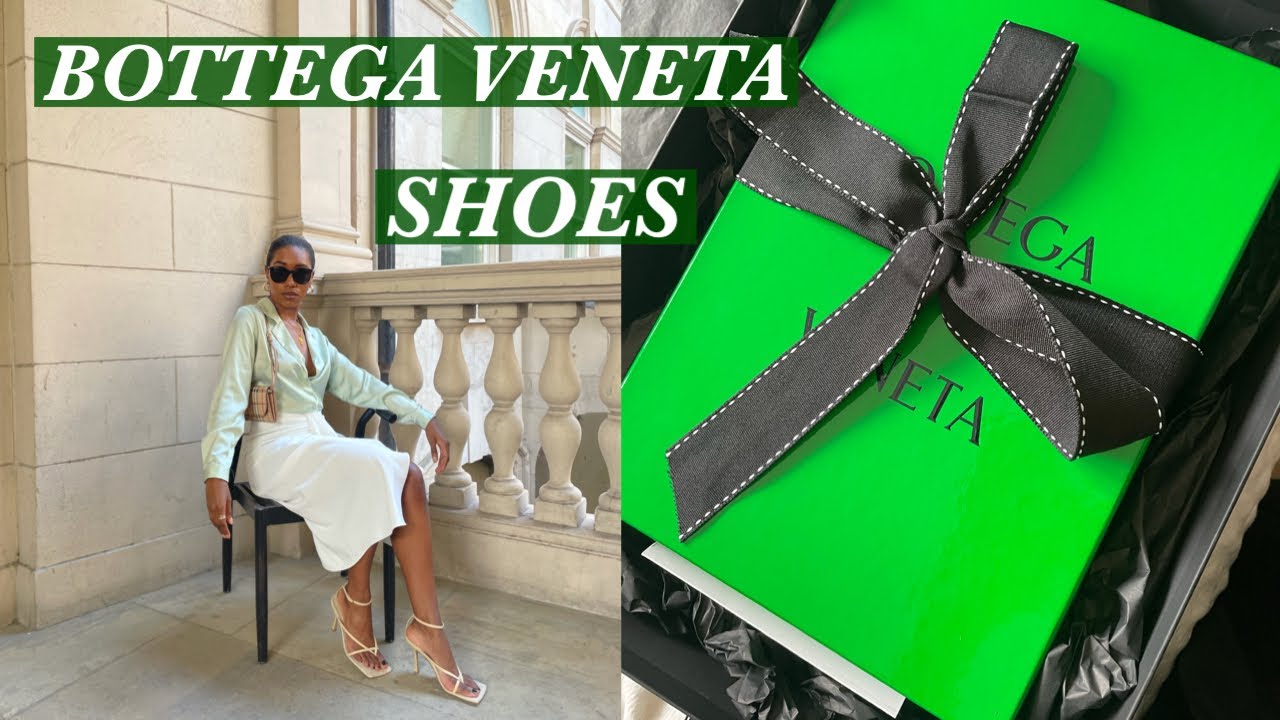 BOTTEGA VENETA SHOE UNBOXING, REVIEW + COLLECTION: RAFFIA