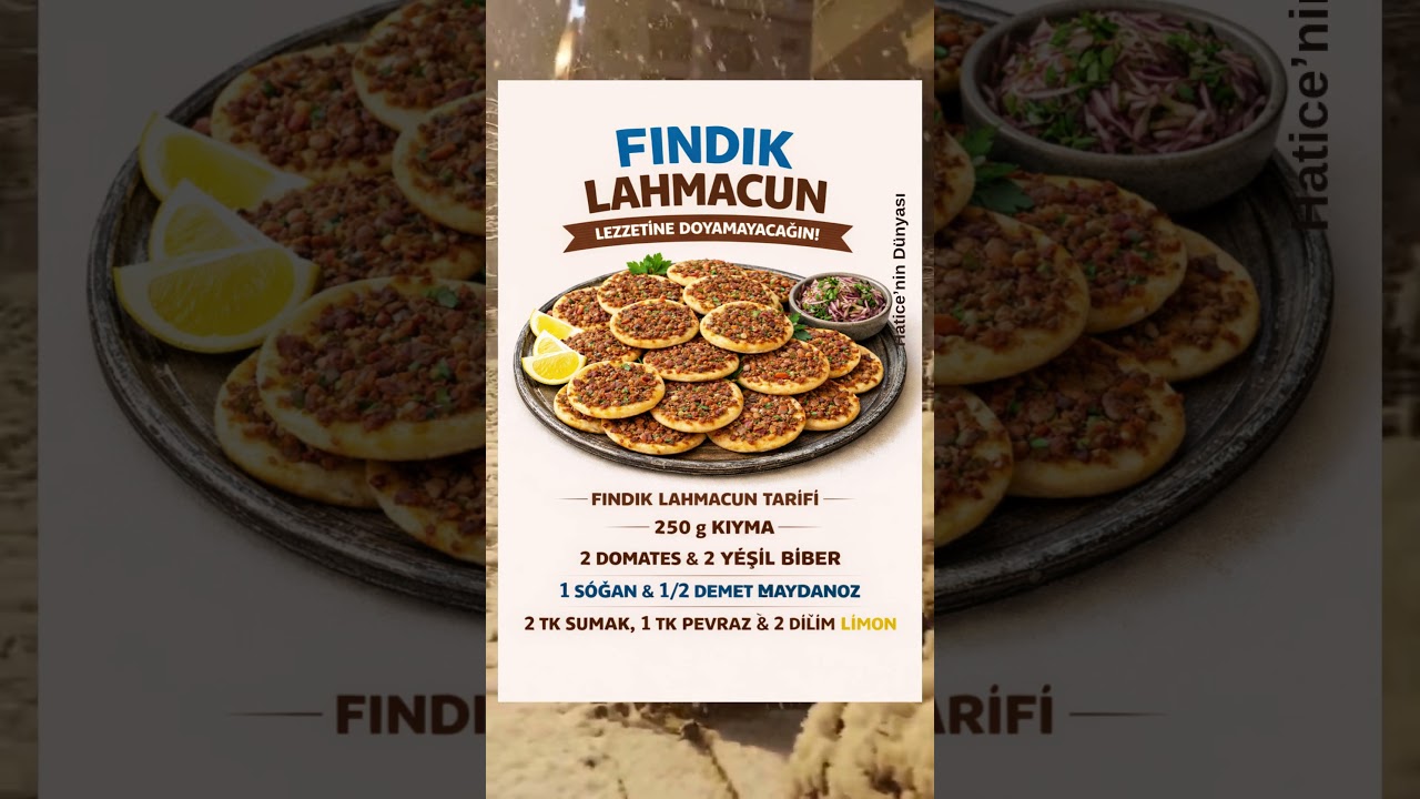 🔥 LEZZETİNE DOYAMAYACAĞINIZ FINDIK LAHMACUN TARİFİ #pratiktarifler #tarif #yemektarifleri 🔥 LEZZETİNE DOYAMAYACAĞINIZ FINDIK LAHMACUN TARİFİ #pratiktarifler #tarif #yemektarifleri